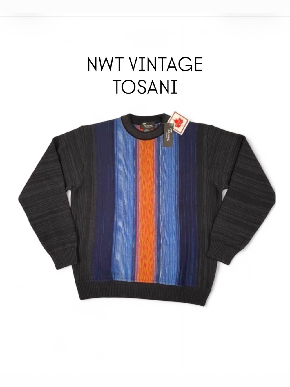 NWT! Vintage TOSANI Cotton Sweater